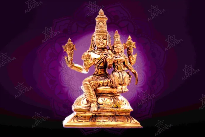 ŚRĪ LAKṢMĪ NĀRĀYAṆA Panchaloha Icon