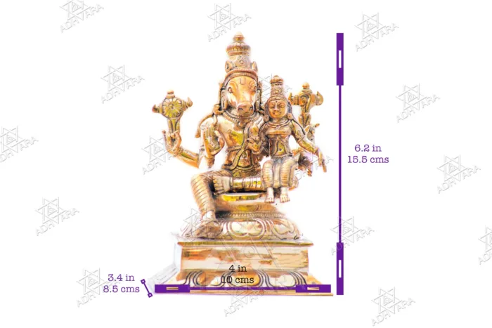 ŚRĪ LAKṢMĪ HAYAGRĪVA Panchaloha Icon - Image 5