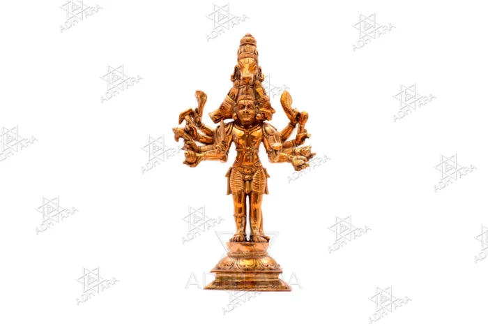 ŚRĪ PANCAMUKHA HANUMĀN Panchaloha Icon - Image 2