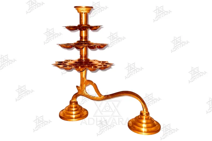 Brass RATHA OR NAKSHATRA ARARTI 3 STEP - Image 3