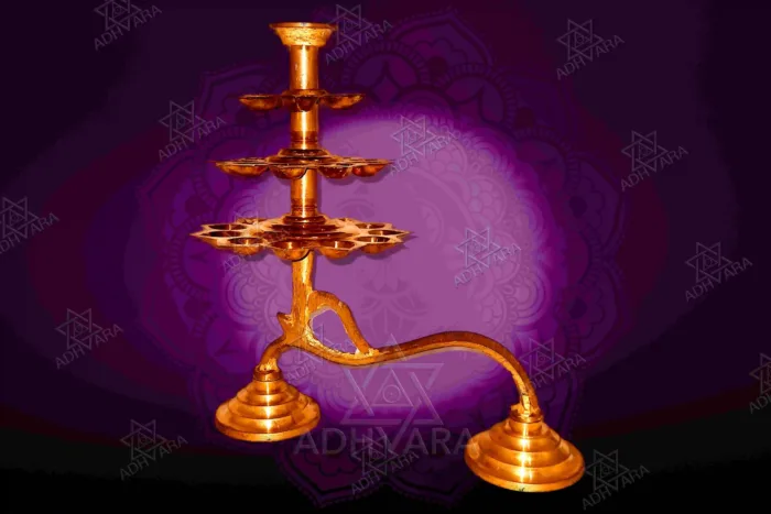 Brass RATHA OR NAKSHATRA ARARTI 3 STEP