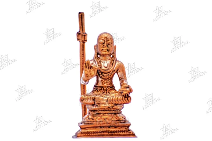 ŚRĪ MADHVĀCĀRYA Panchaloha Icon - Image 2