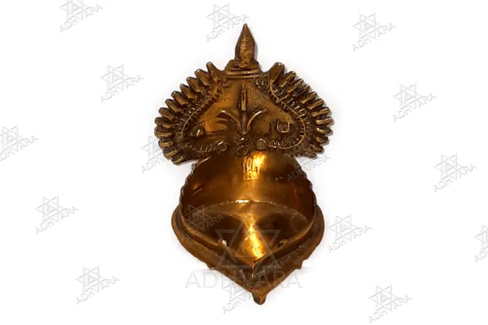 Bronze VISHNU DEEPA 3.25” - Image 3