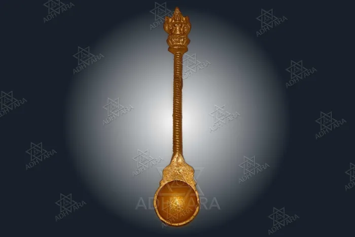 Brass LAKSHMI DARVI or UDDARANE 6” - Image 5