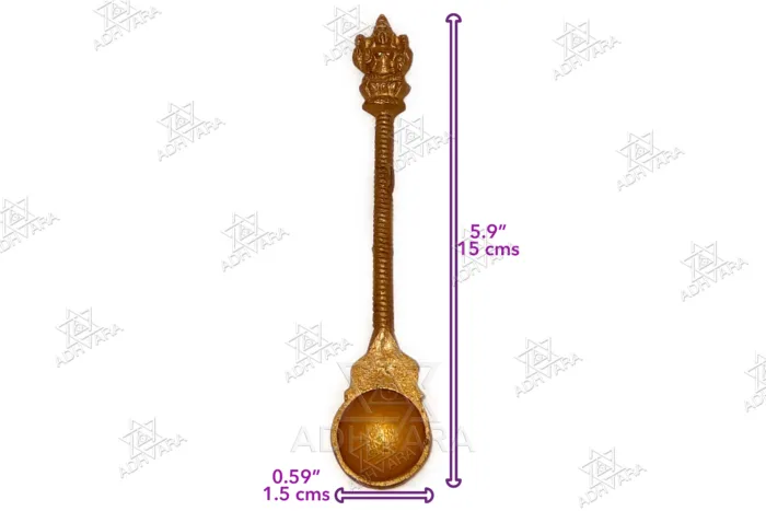 Brass LAKSHMI DARVI or UDDARANE 6” - Image 4