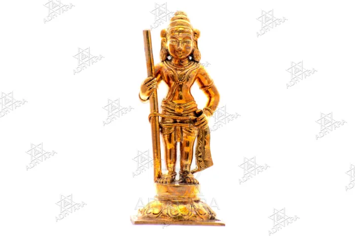 UḌUPĪ ŚRĪ KṚṢṆA Panchaloha Icon - Image 2