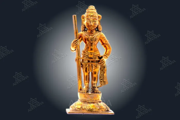 UḌUPĪ ŚRĪ KṚṢṆA Panchaloha Icon - Image 7