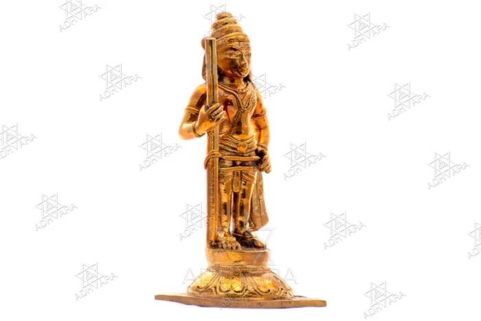 UḌUPĪ ŚRĪ KṚṢṆA Panchaloha Icon - Image 4